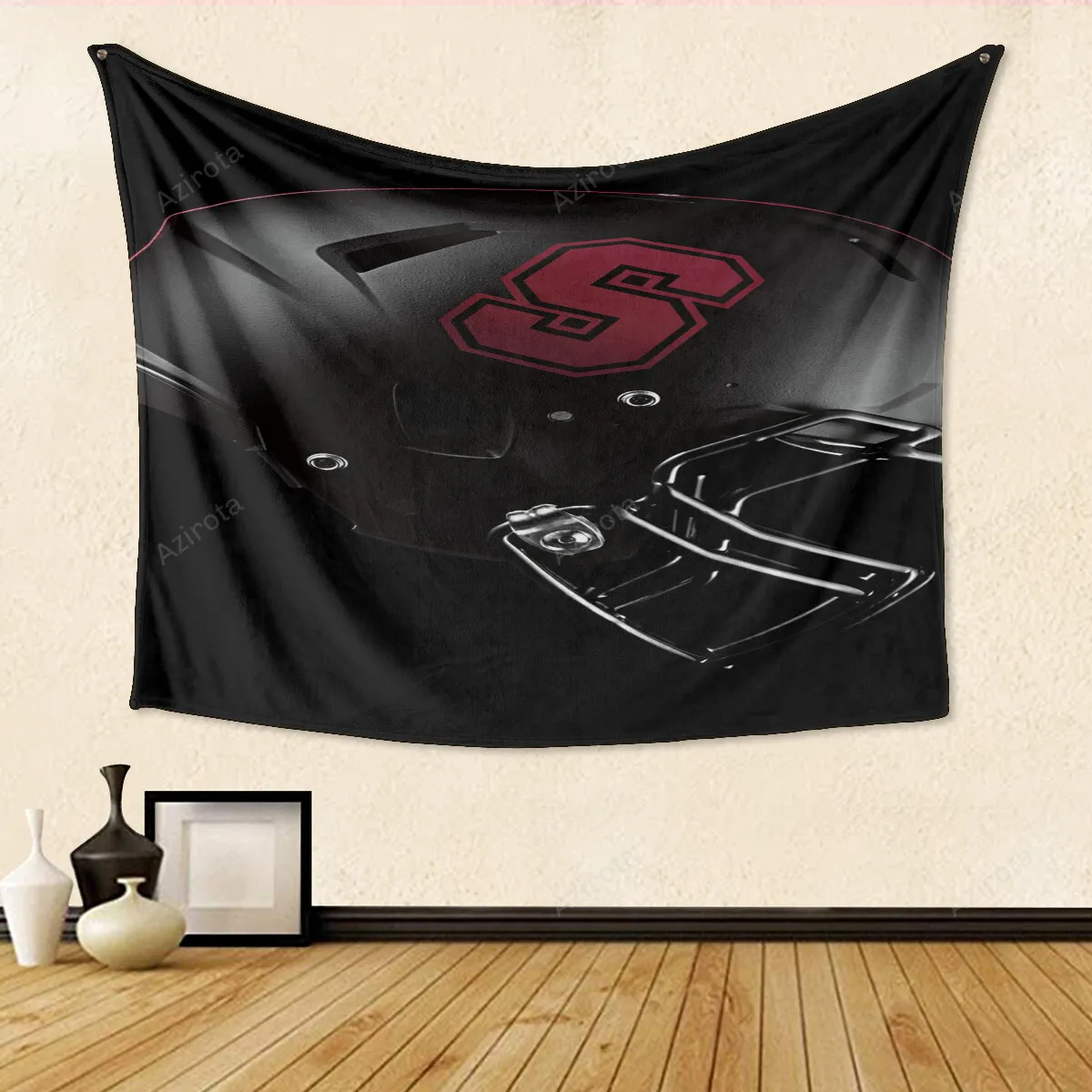 Stanford Cardinal Black TA1 Gift For Fan 3D Full Printing Tapestry