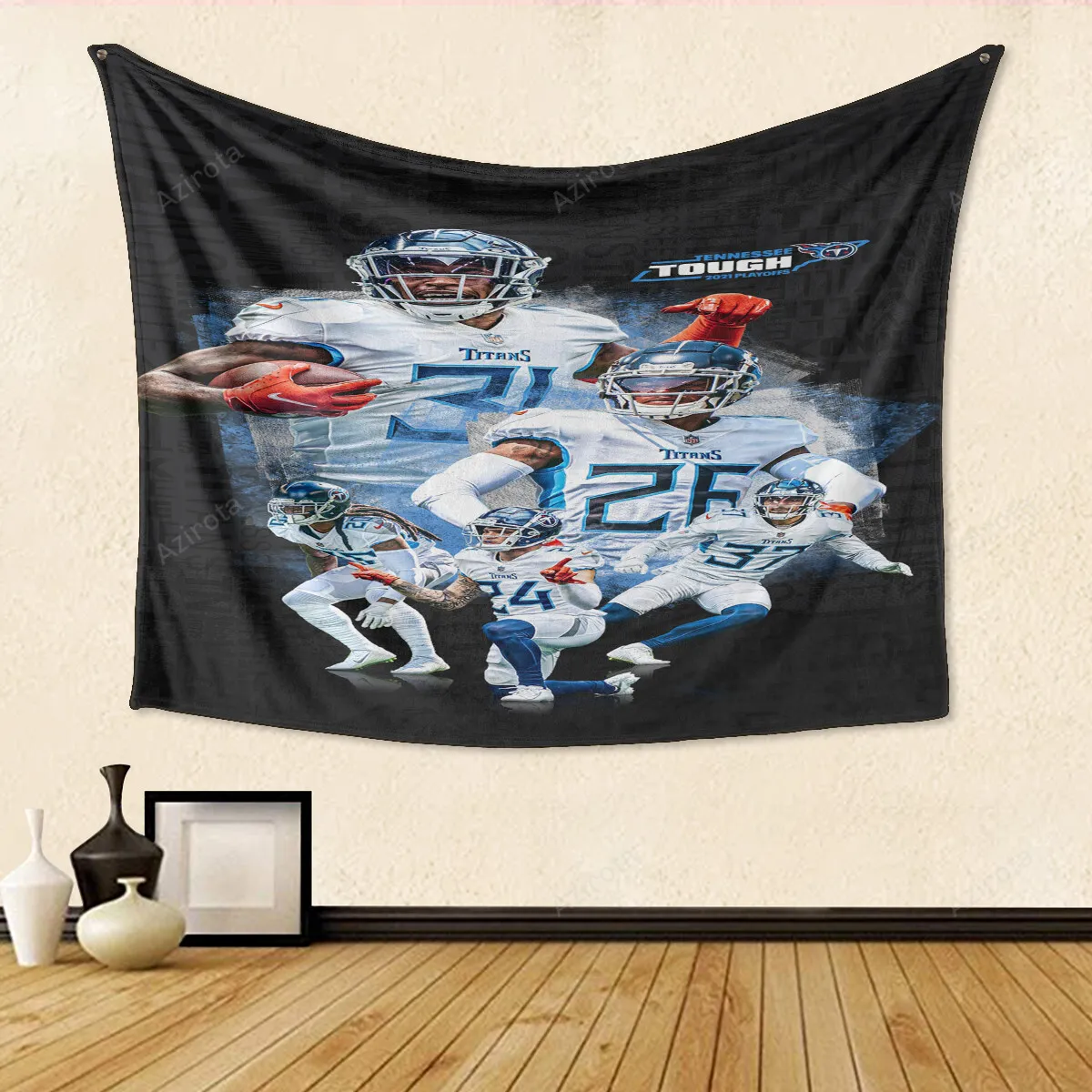 Tennessee Titans Players v8 Gift For Fan 3D Full Printing Tapestry
