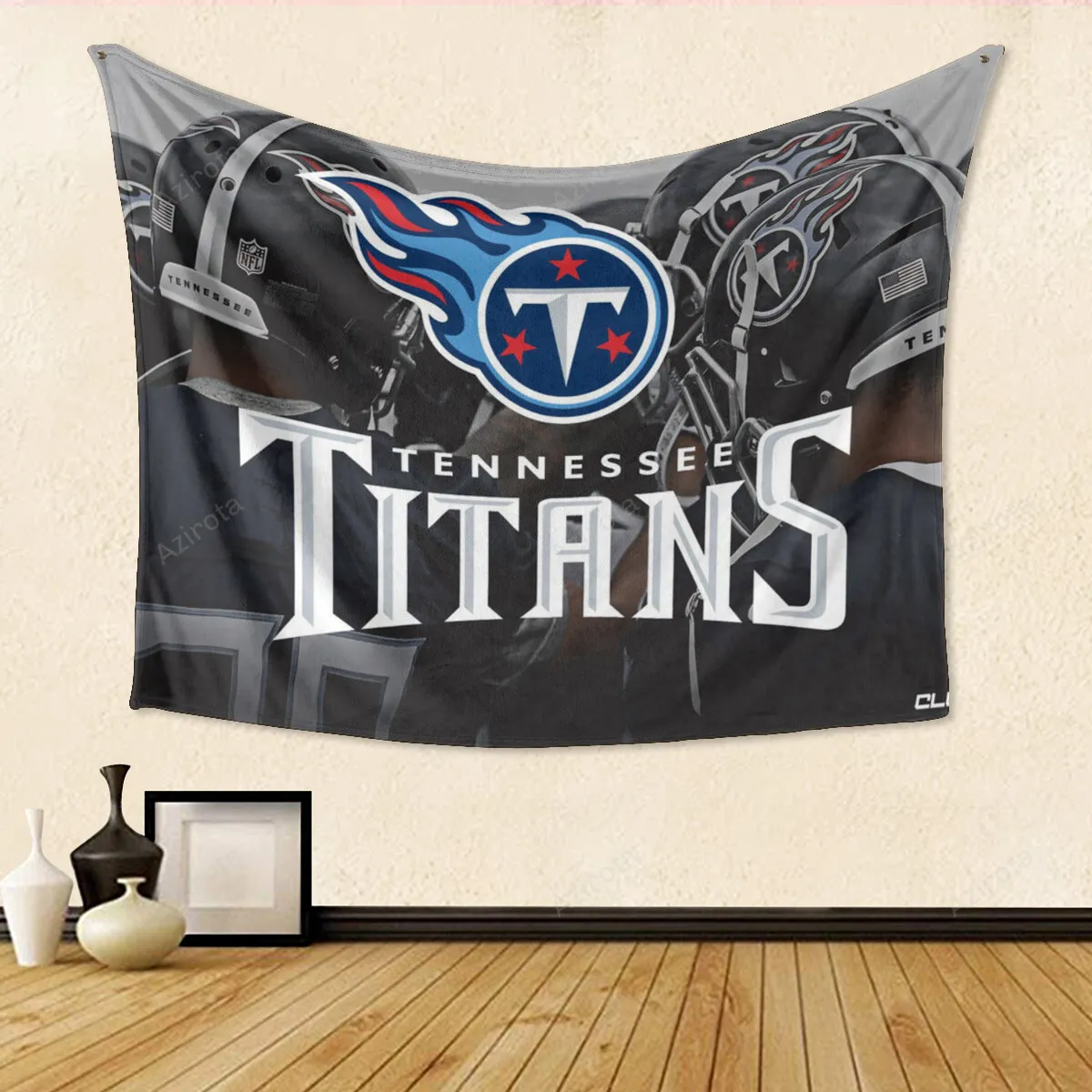 Tennessee Titans Emblem v21 Gift For Fan 3D Full Printing Tapestry