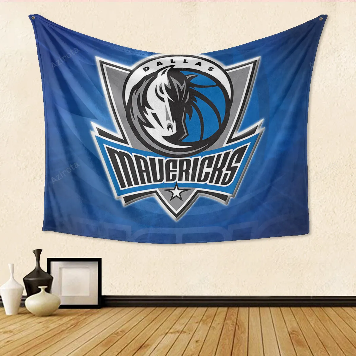 Dallas Mavericks Logo Art 16 Gift For Fan 3D Full Printing Tapestry