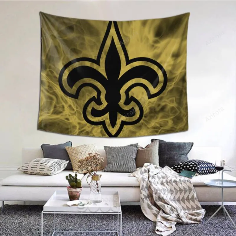 Bedroom Living New Orleans Saints tapestry -155721 Room Dorm Party Decor