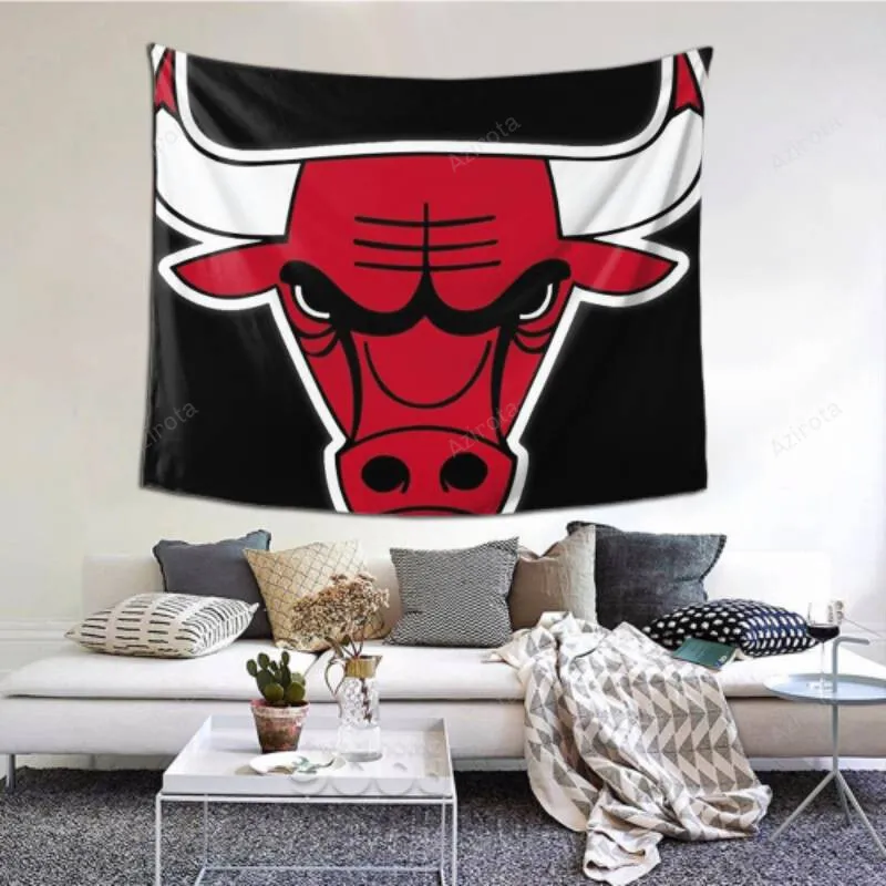 Bedroom Living Chicago Bulls tapestry -156035 Room Dorm Party Decor