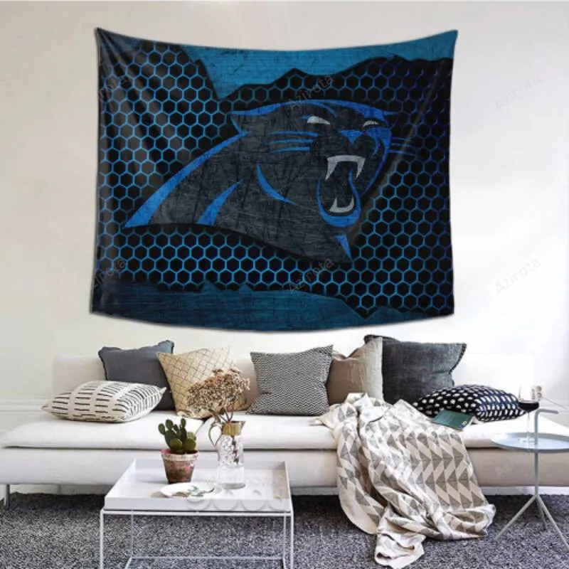 Wall Hangings Carolina Panthers tapestry -155610 Decoration