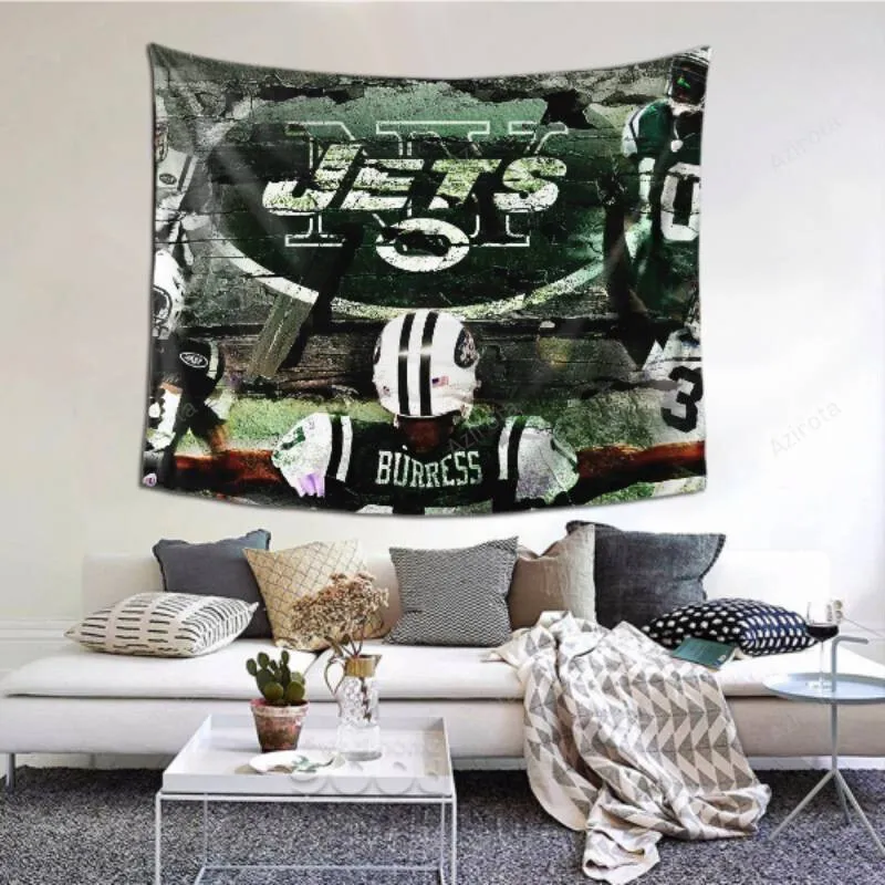 Bedroom Living New York Jets tapestry -151598 Room Dorm Party Decor