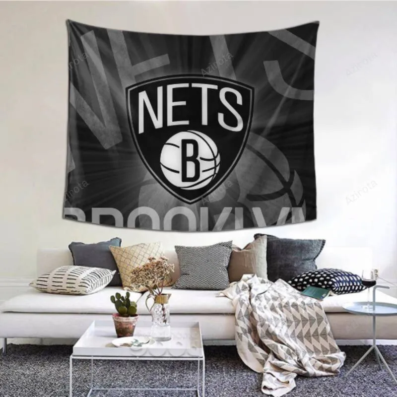 Custom Brooklyn Nets tapestry -156789 Home Decoration
