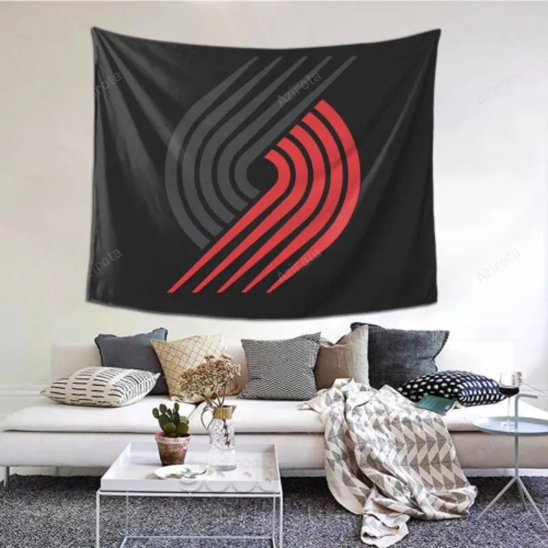 Wall Hangings Portland Trail Blazers tapestry -153657 Decoration
