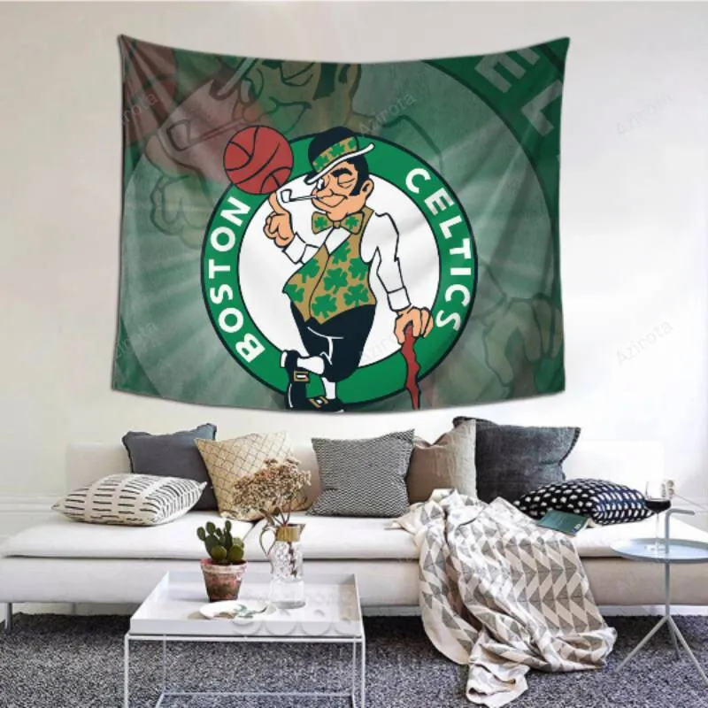 Wall Hangings Boston Celtics tapestry -156849 Decoration