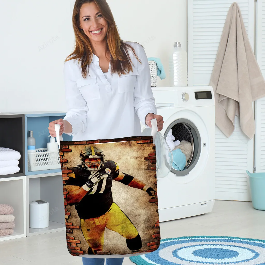 Pittsburgh Steelers Cameron Heyward no97 m2 Gift For Fan 3D Foldable Laundry Basket