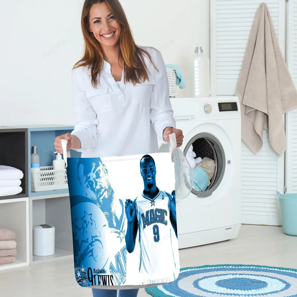 Orlando Magic Rashard Lewis1 Gift For Fan 3D Foldable Laundry Basket