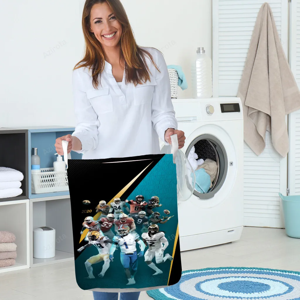 Jacksonville Jaguars Team v6 Gift For Fan 3D Foldable Laundry Basket