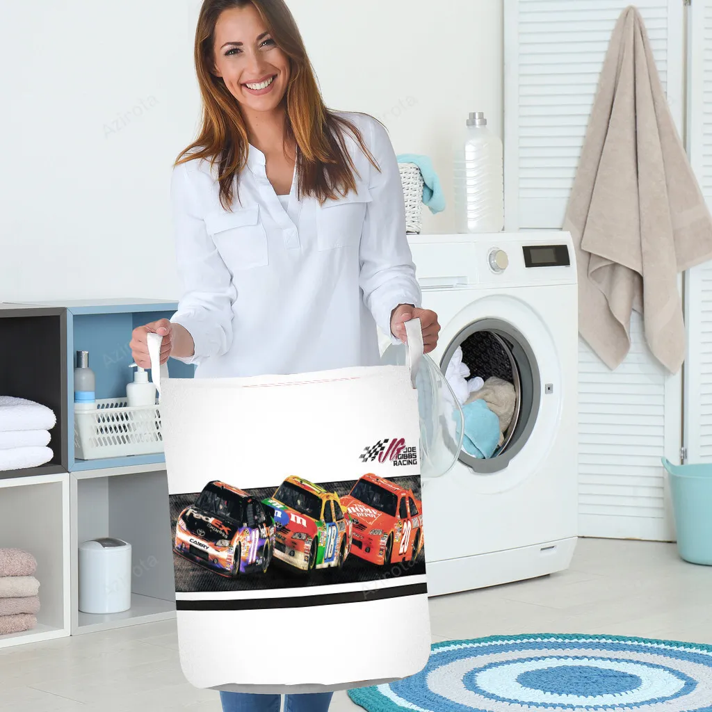 Joe Gibbs Racing Car7 Gift For Fan 3D Foldable Laundry Basket