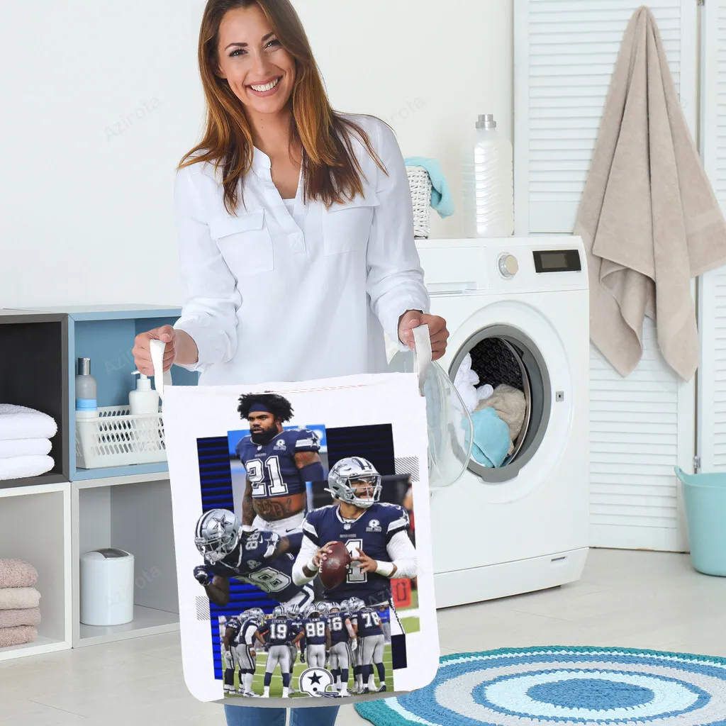 Dallas Cowsboys All Players7 Gift For Fan 3D Foldable Laundry Basket