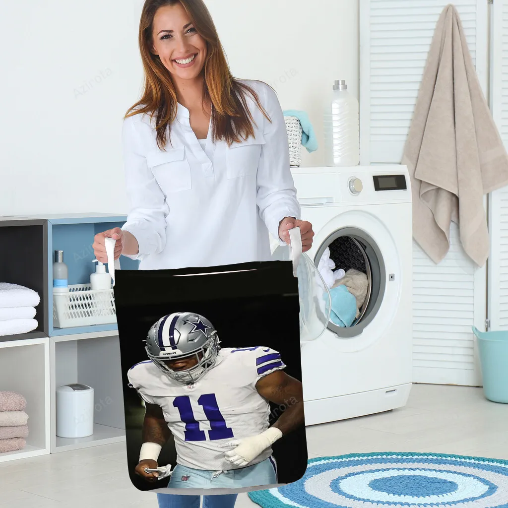 Dallas Cowsboys Micah Parsons5 Gift For Fan 3D Foldable Laundry Basket