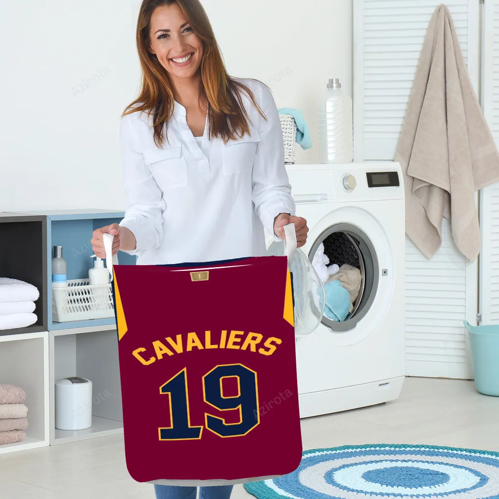 Cleveland Cavaliers no19 Gift For Fan 3D Foldable Laundry Basket