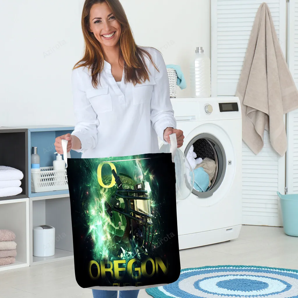 Oregon Ducks Player TA22 Gift For Fan 3D Full Printing Laundry Basket