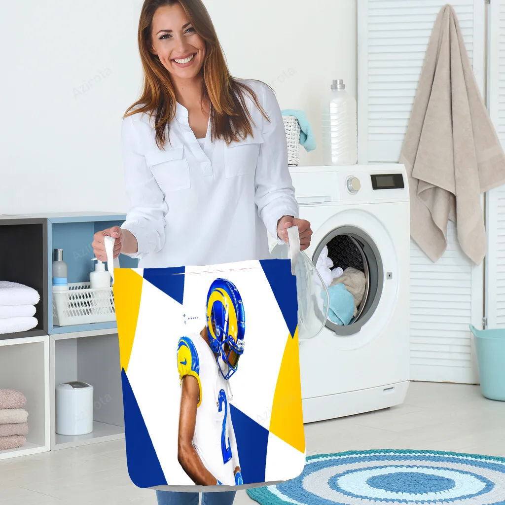 Los Angeles Rams Robert Woods1 Gift For Fan 3D Foldable Laundry Basket