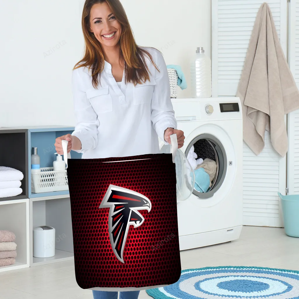 Atlanta Falcons Metal2 Gift For Fan 3D Foldable Laundry Basket