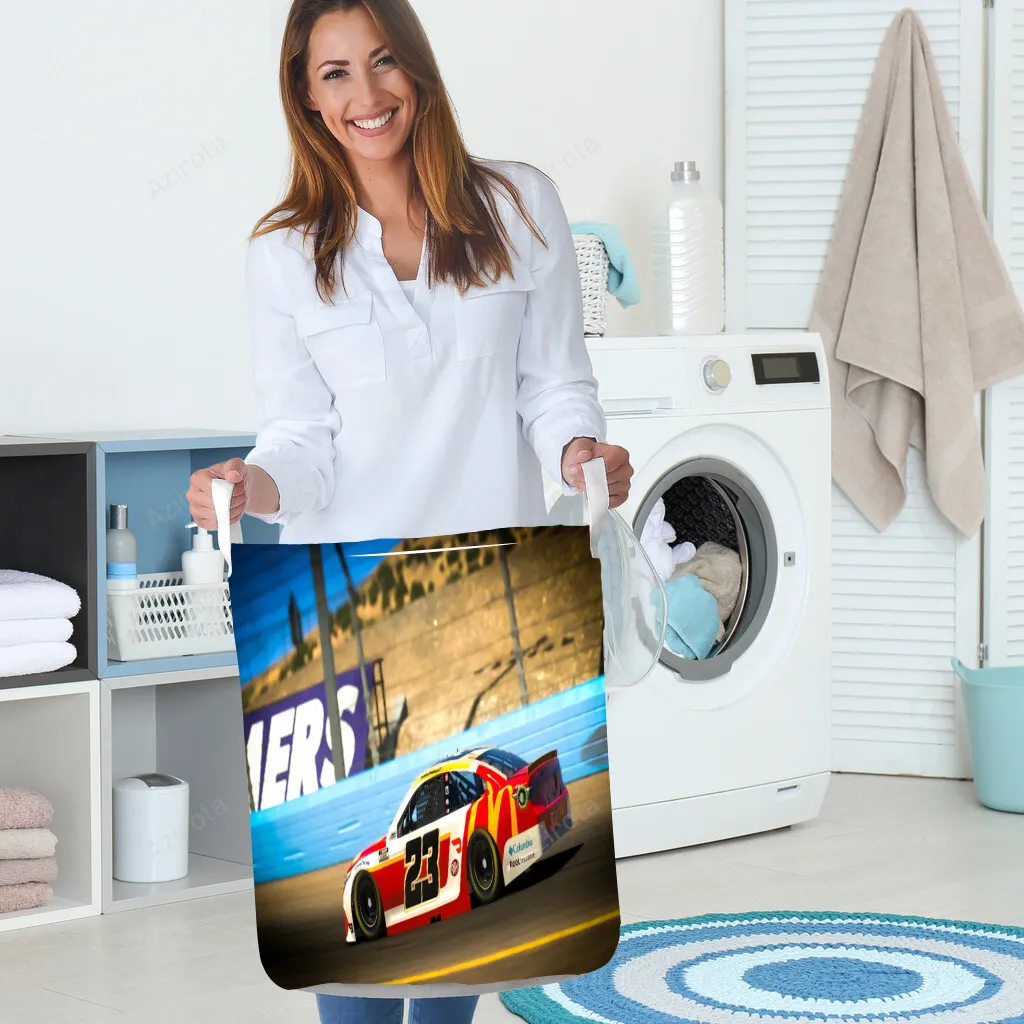23XI Racing Cars1 Gift For Fan 3D Foldable Laundry Basket