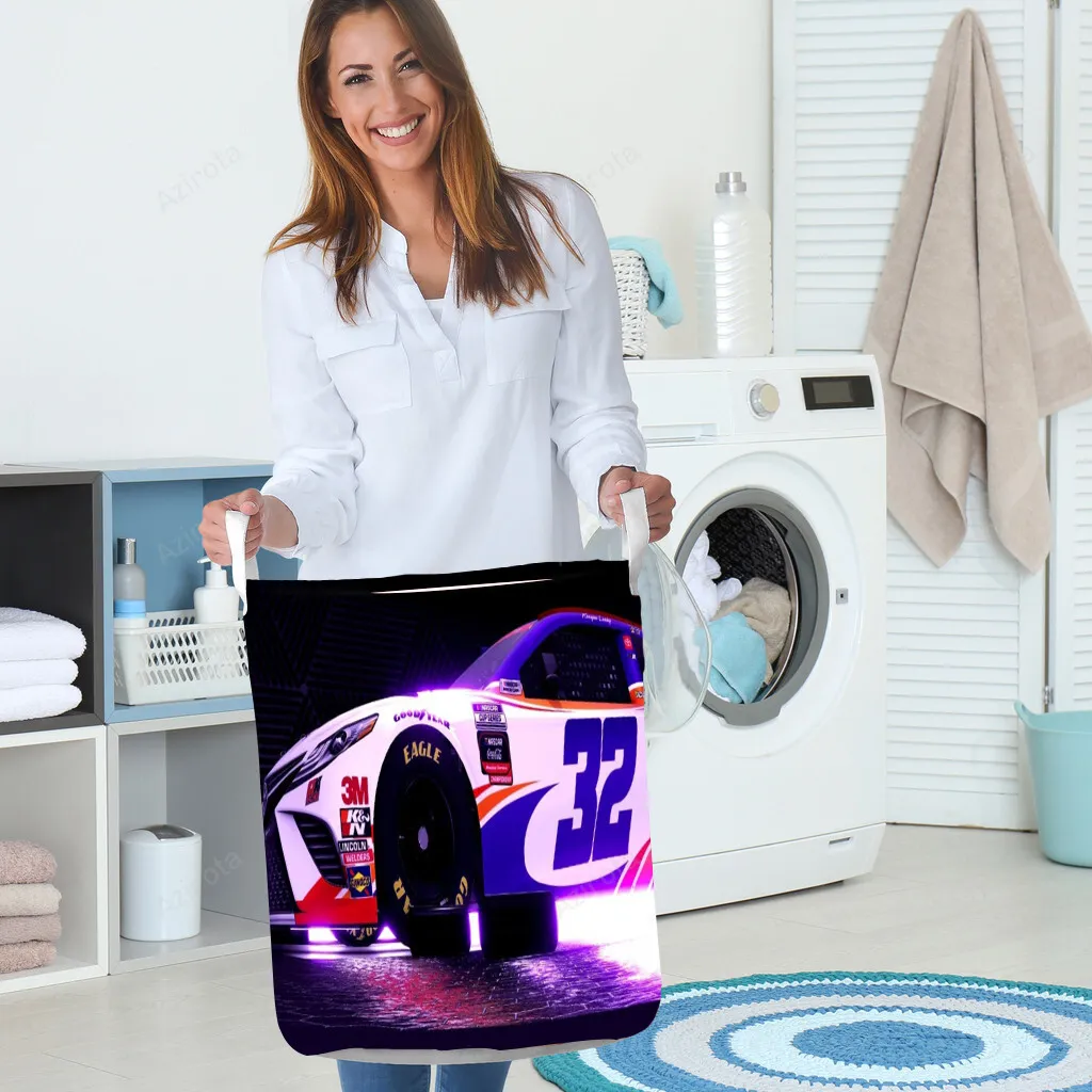 23XI Racing Cars15 Gift For Fan 3D Foldable Laundry Basket