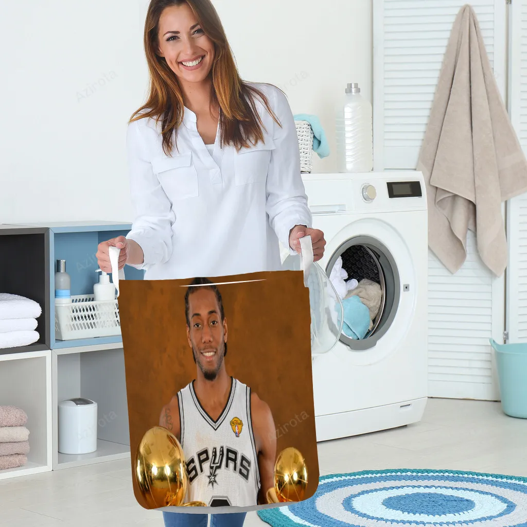 San Antonio Spurs Kawhi Leonard7 Gift For Fan 3D Foldable Laundry Basket