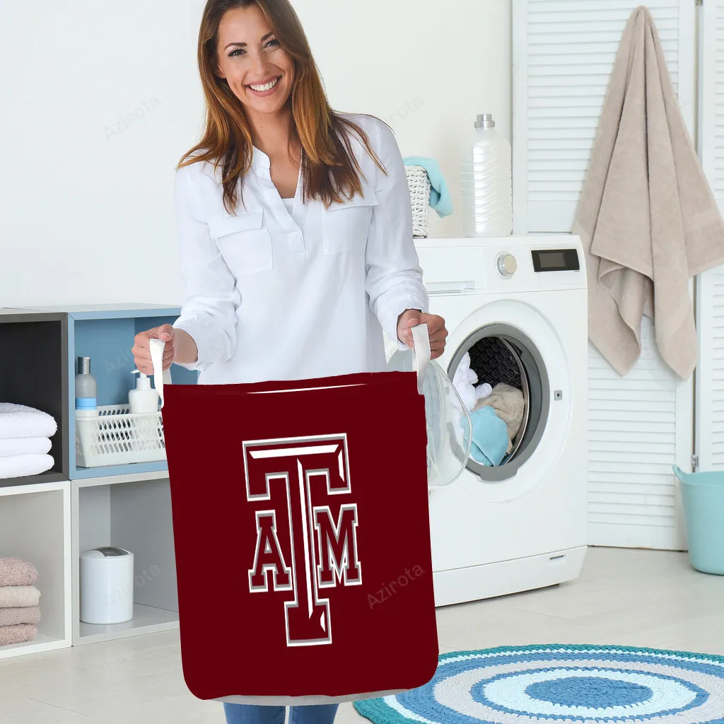 Texas AM Aggies Red TA7 Gift For Fan 3D Full Printing Laundry Basket