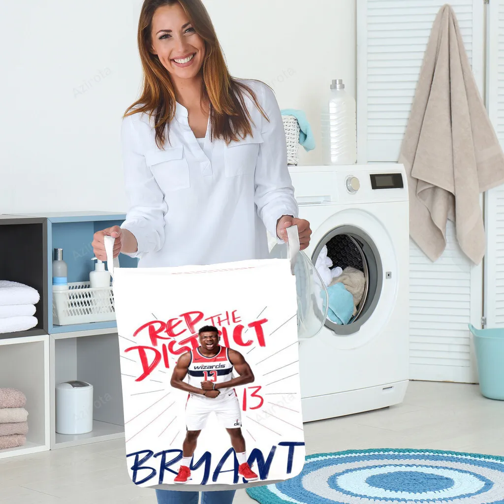 Washington Wizards Thomas Bryant1 Gift For Fan 3D Foldable Laundry Basket
