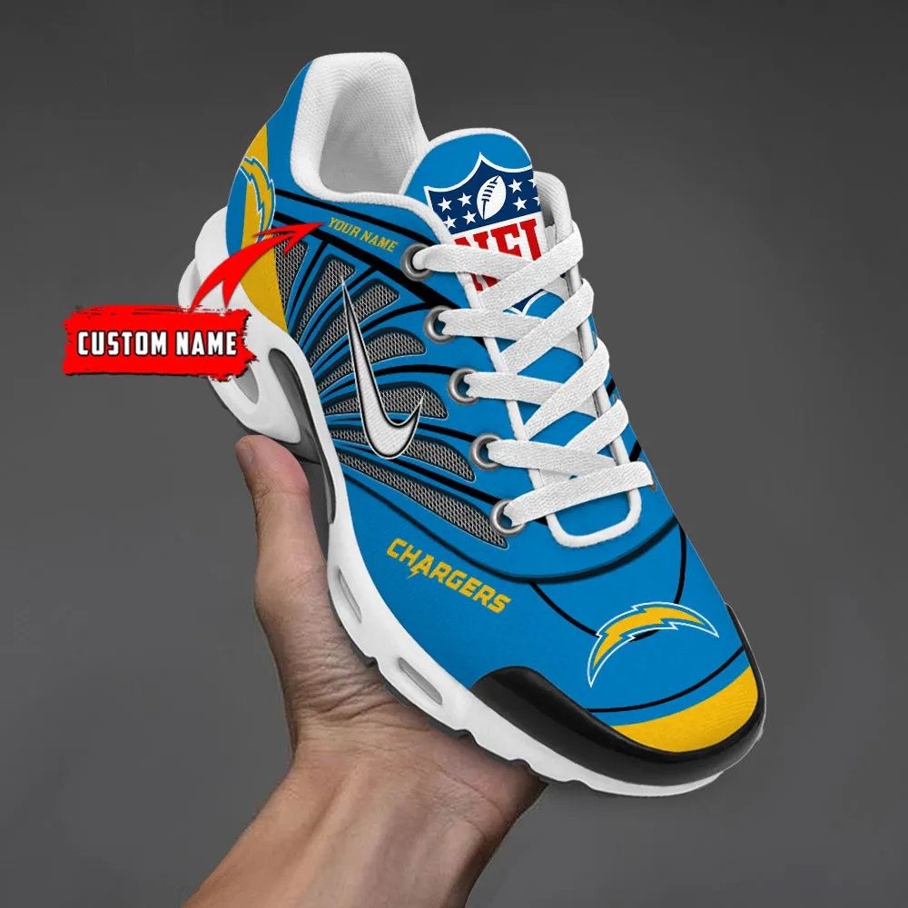 NFL Los Angeles Chargers Team Mix Colors Sport Team TN Air Max Shoes Air Cushion Sneakers 251LC-5368