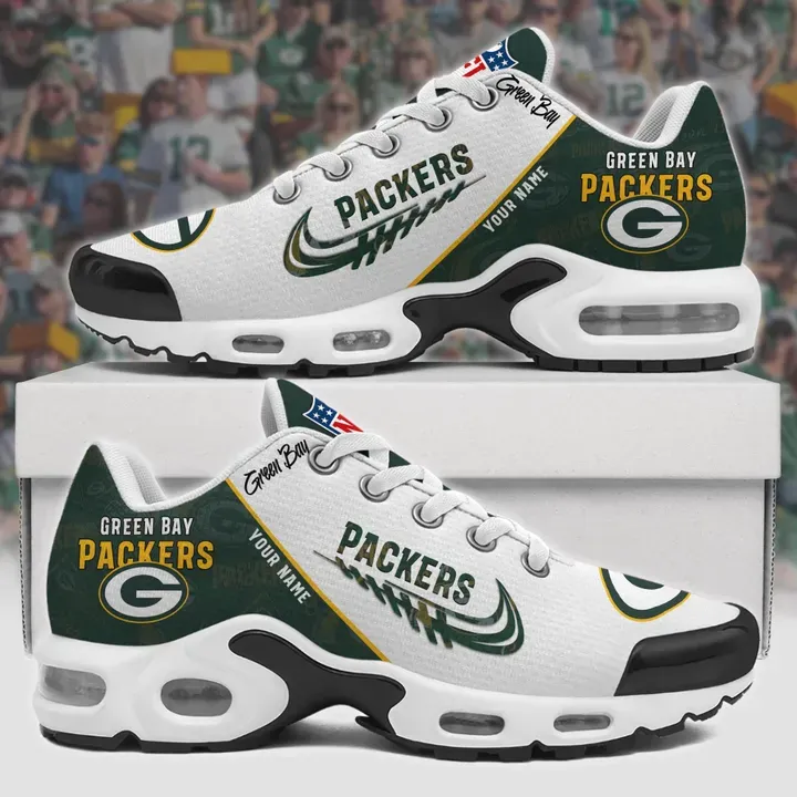 NFL Green Bay Packers Team Mix Colors Sport Team TN Air Max Shoes Air Cushion Sneakers 613FB-3119