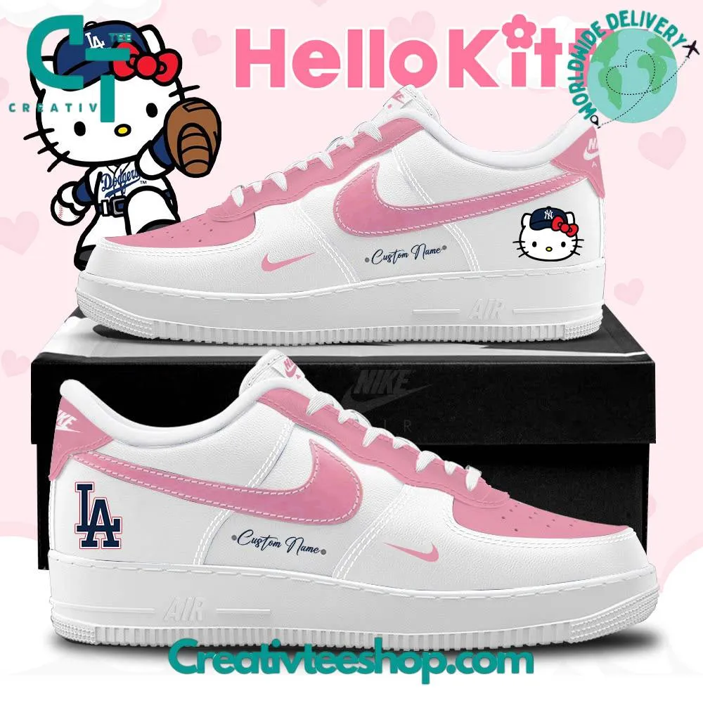 MLB Los Angeles Dodgers Sport Team Air Force 1 AF1 Sneakers Shoes For Men And Women 816JJ-6086