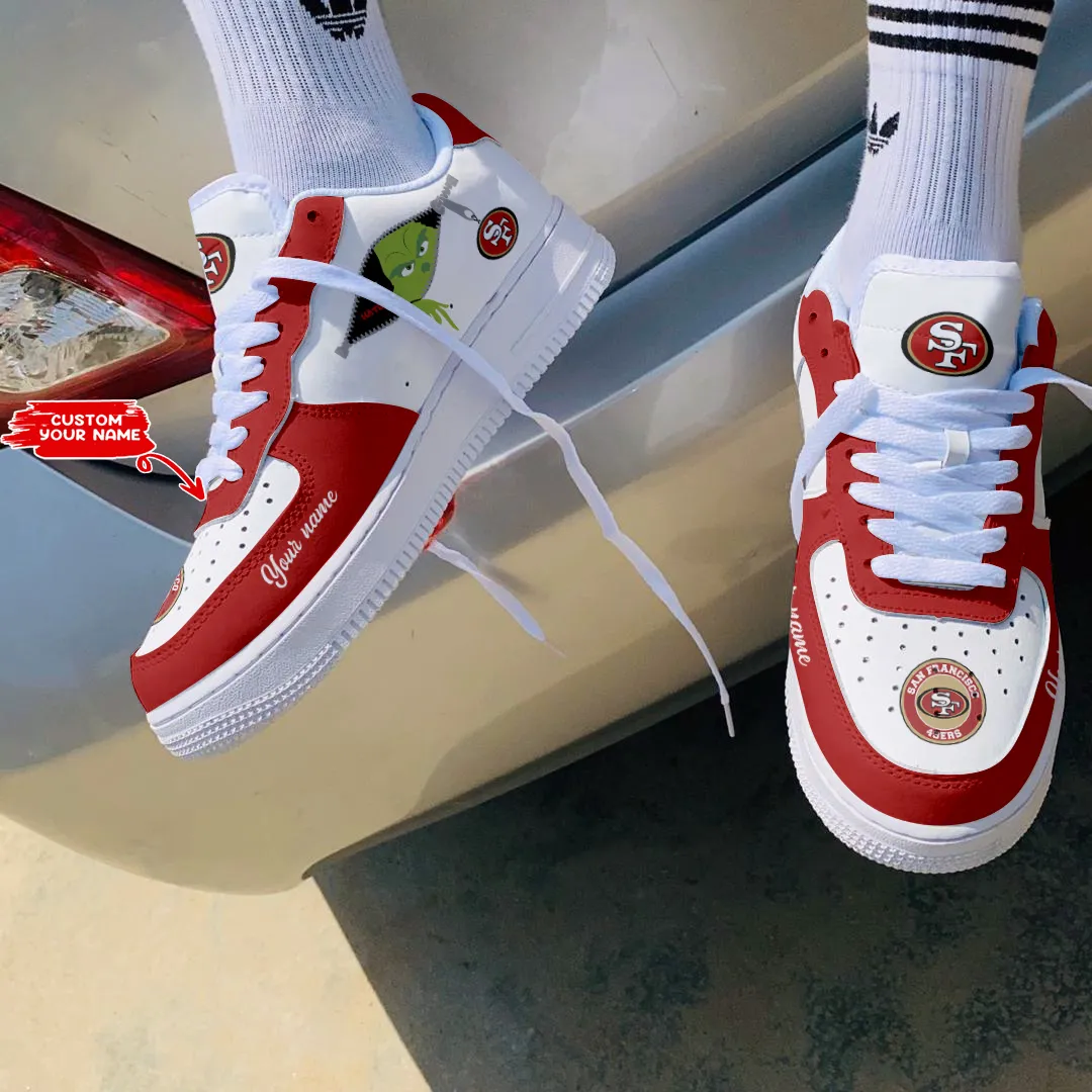 NFL San Francisco 49ers Sport Team Air Force 1 AF1 Sneakers Shoes For Men And Women 141KG-8232