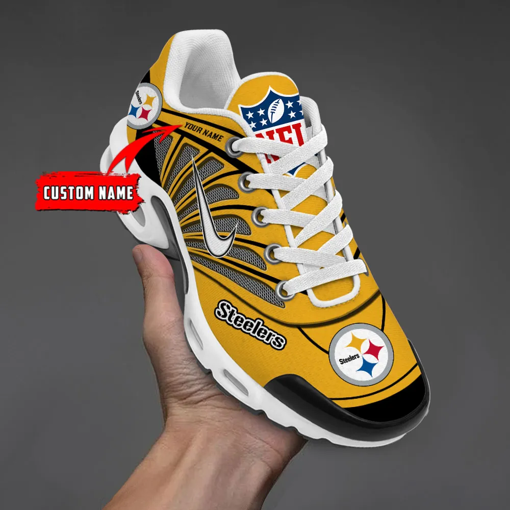 NFL Pittsburgh Steelers Team Mix Colors Sport Team TN Air Max Shoes Air Cushion Sneakers 910HW-3566