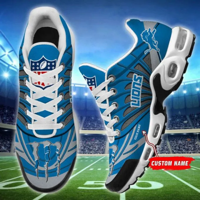NFL Detroit Lions Team Mix Colors Sport Team TN Air Max Shoes Air Cushion Sneakers 804KN-9829
