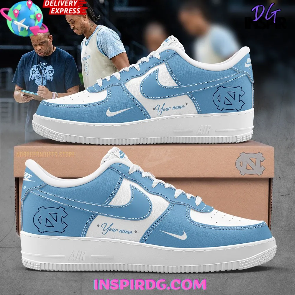 NCAA North Carolina Tar Heels Sport Team Air Force 1 AF1 Sneakers Shoes For Men And Women 210BL-3799
