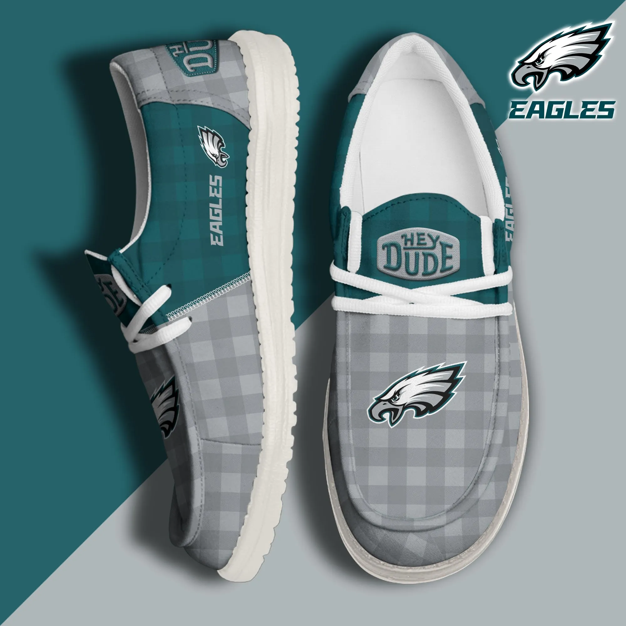 NFL Philadelphia Eagles Personalized Hey Dude Shoes For Men And Women 104HJ-1583