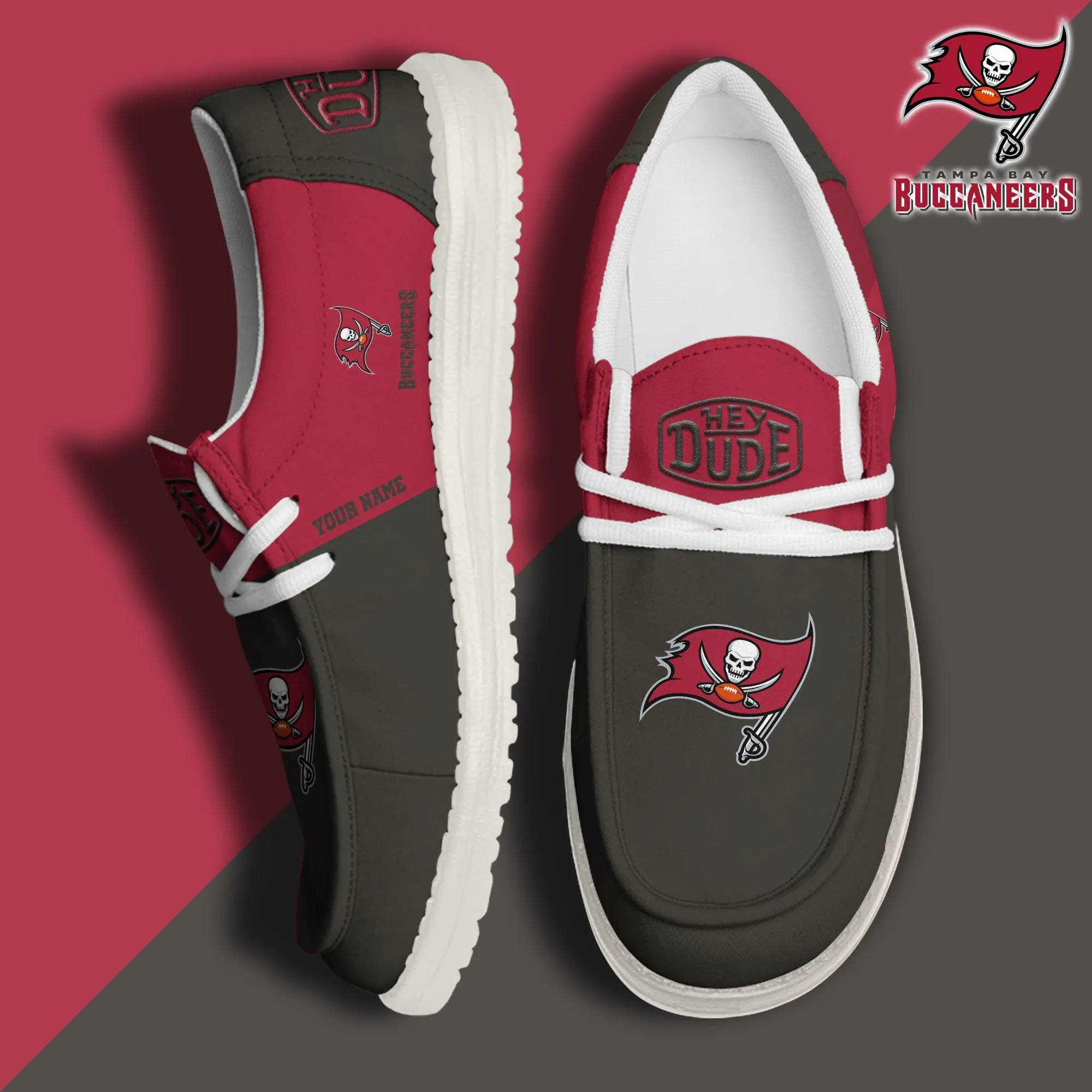 NFL Tampa Bay Buccaneers Personalized Hey Dude Shoes For Men And Women 303IQ-1104
