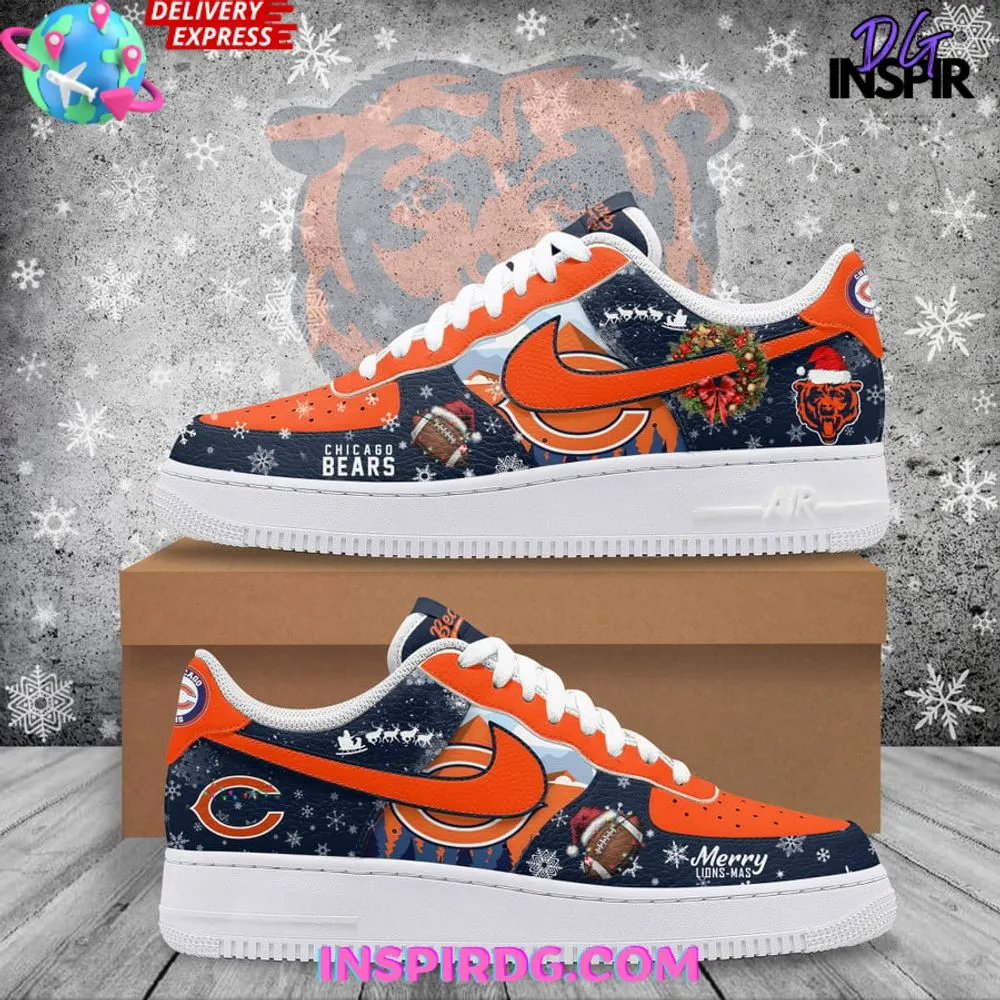 NFL Chicago Bears Sport Team Air Force 1 AF1 Sneakers Shoes For Men And Women 288SF-5986