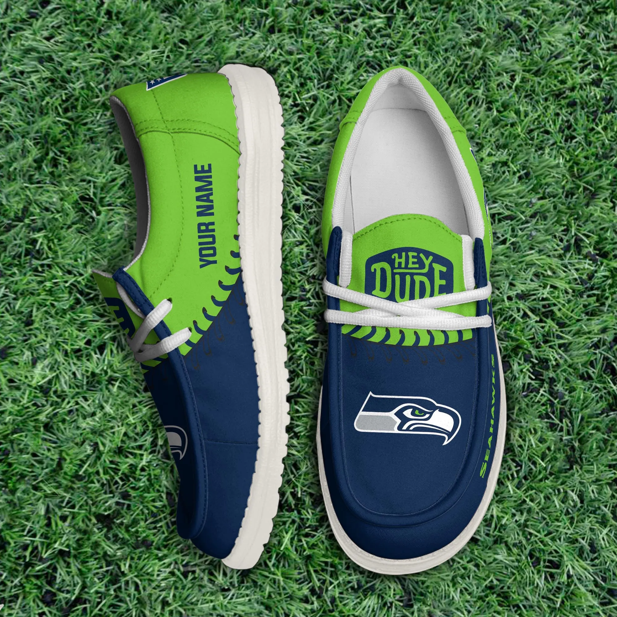 NFL Seattle Seahawks Hey Dude Shoes For Men And Women 801RC-1384