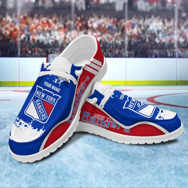 NHL New York Rangers Hey Dude Shoes For Men And Women 953ZD-5855