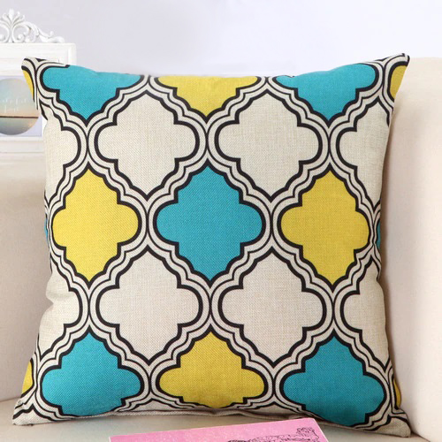 Modern Solid Cotton Linen Sofa Cushion Embrace Pillow 45x45cm/17.7x17.7''  Throw pillow Home Decoration Pillow Seat cushion