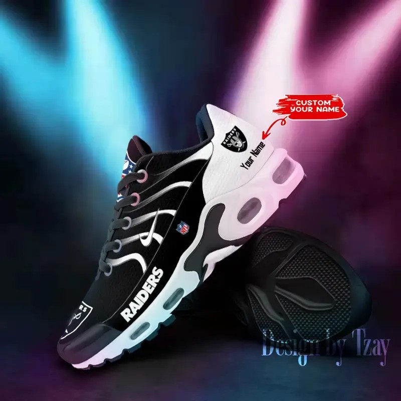 Las Vegas Raiders Personalized New Air Max Plus Shoes Air Cushion Sneaker Dv1 823Ri 8007 Image