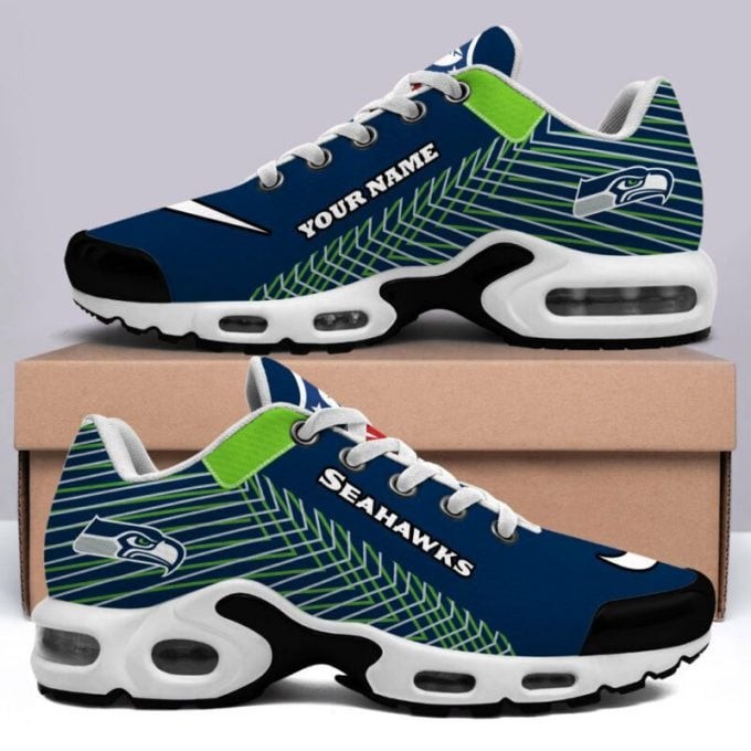 Seattle Seahawks Custom Name Max Soul Shoes Sneakers Image