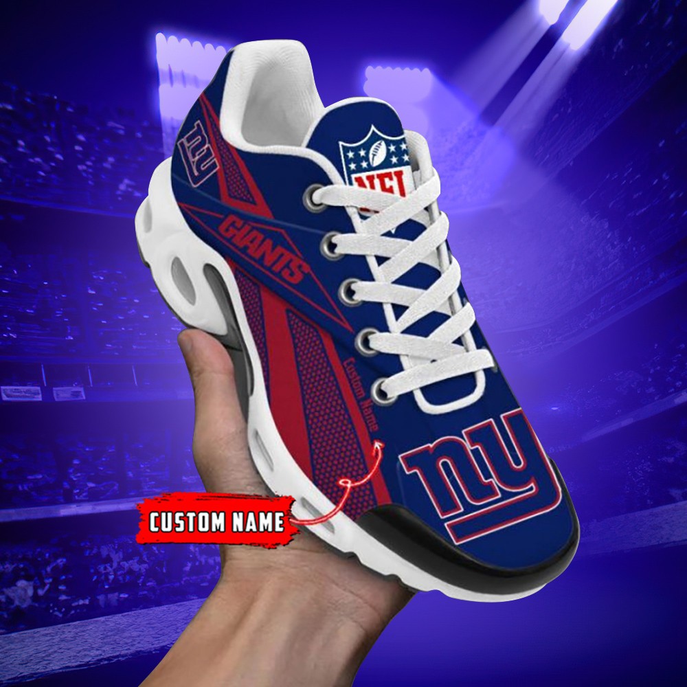 New York Giants Custom Name Max Soul Shoes Sneakers Image