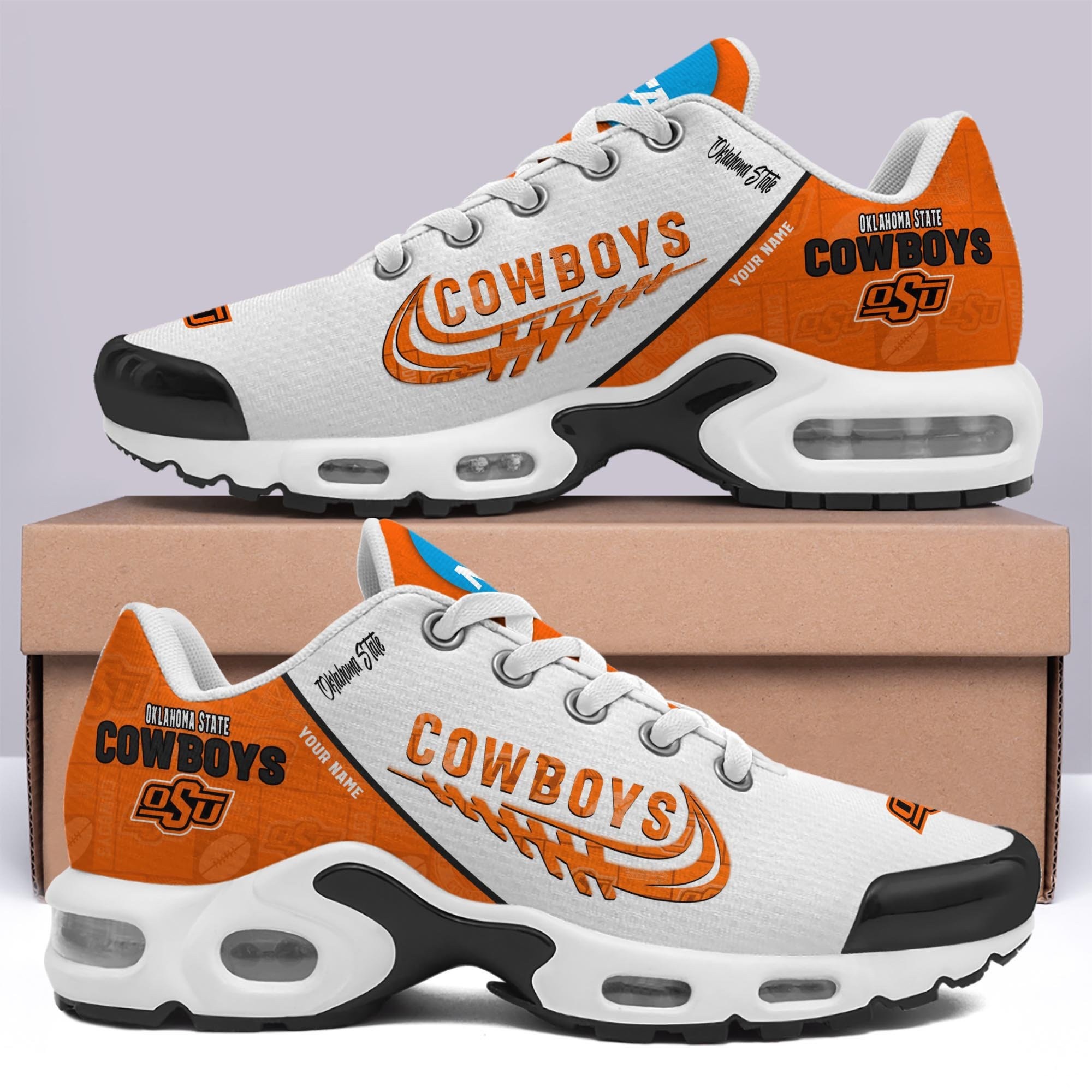 Oklahoma State Cowboys Shoes Custom Your Name 2025 Version 203 Image