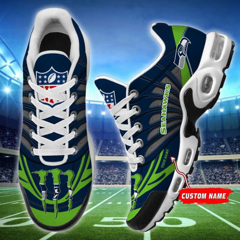 Seattle Seahawks Shoes Air Cushion Sneakers Image