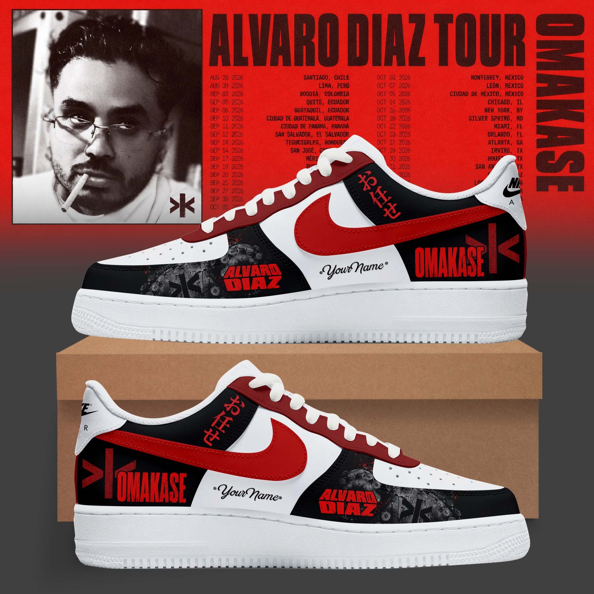 Alvaro Diaz Omakase 2026 Tour Merch Fan Collection Image