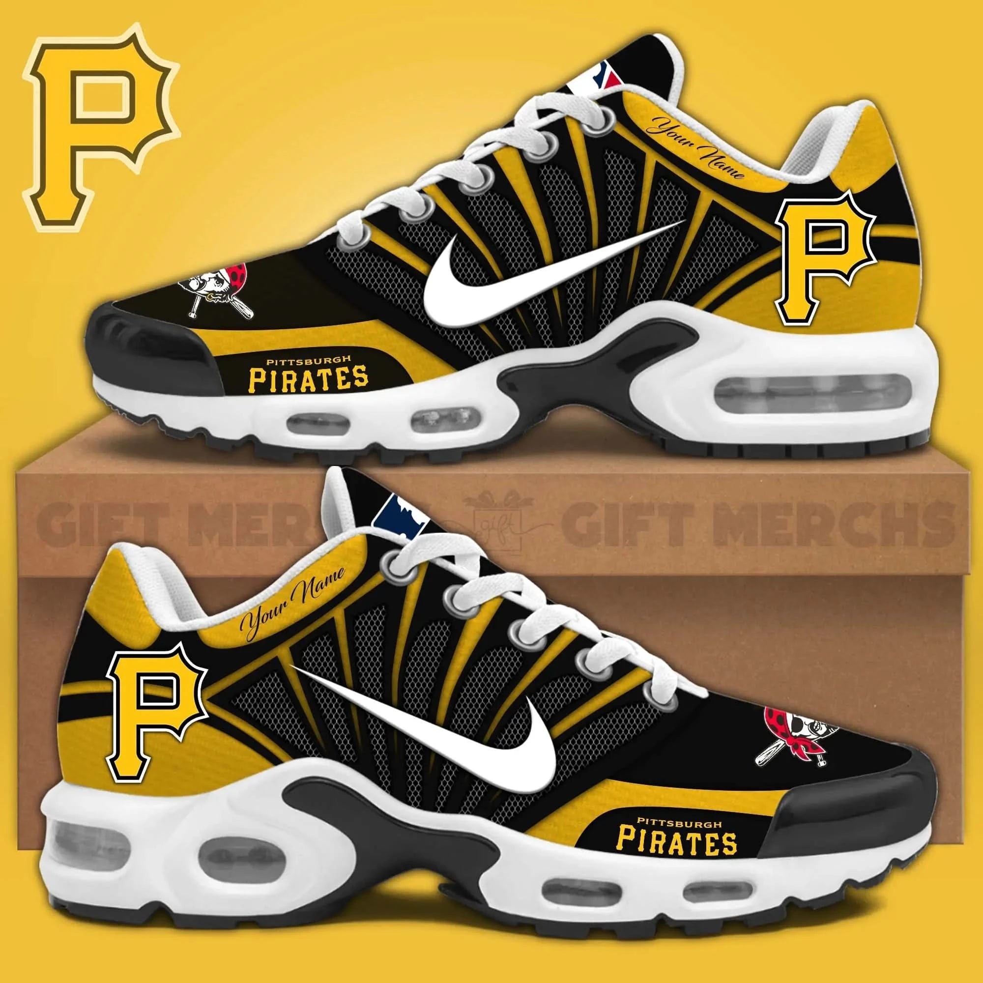 Pittsburgh Pirates Customized Premium Sport Shoes 2 Image