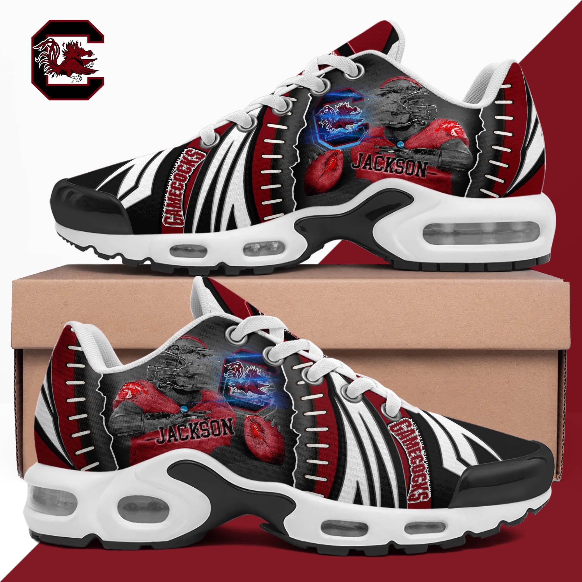 South Carolina Gamecocks Shoes 2025 Version Custom Your Name 919 Image