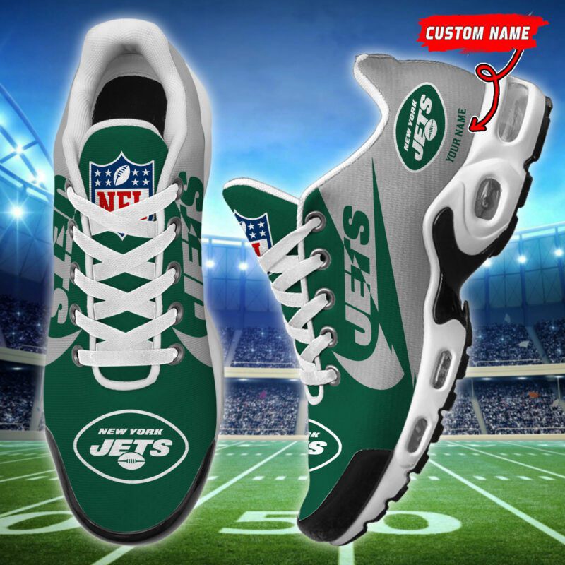 New York Jets Air Max Plus Sport Sneakers For Fan 2 Image