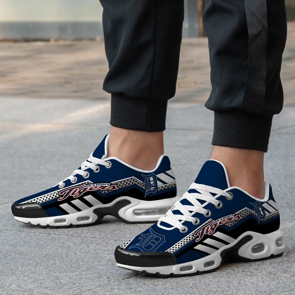 Detroit Tigers Personalized Name Team Mix Colors Sport Team Max Soul Shoes Sneakers 708Bu 8208 Image