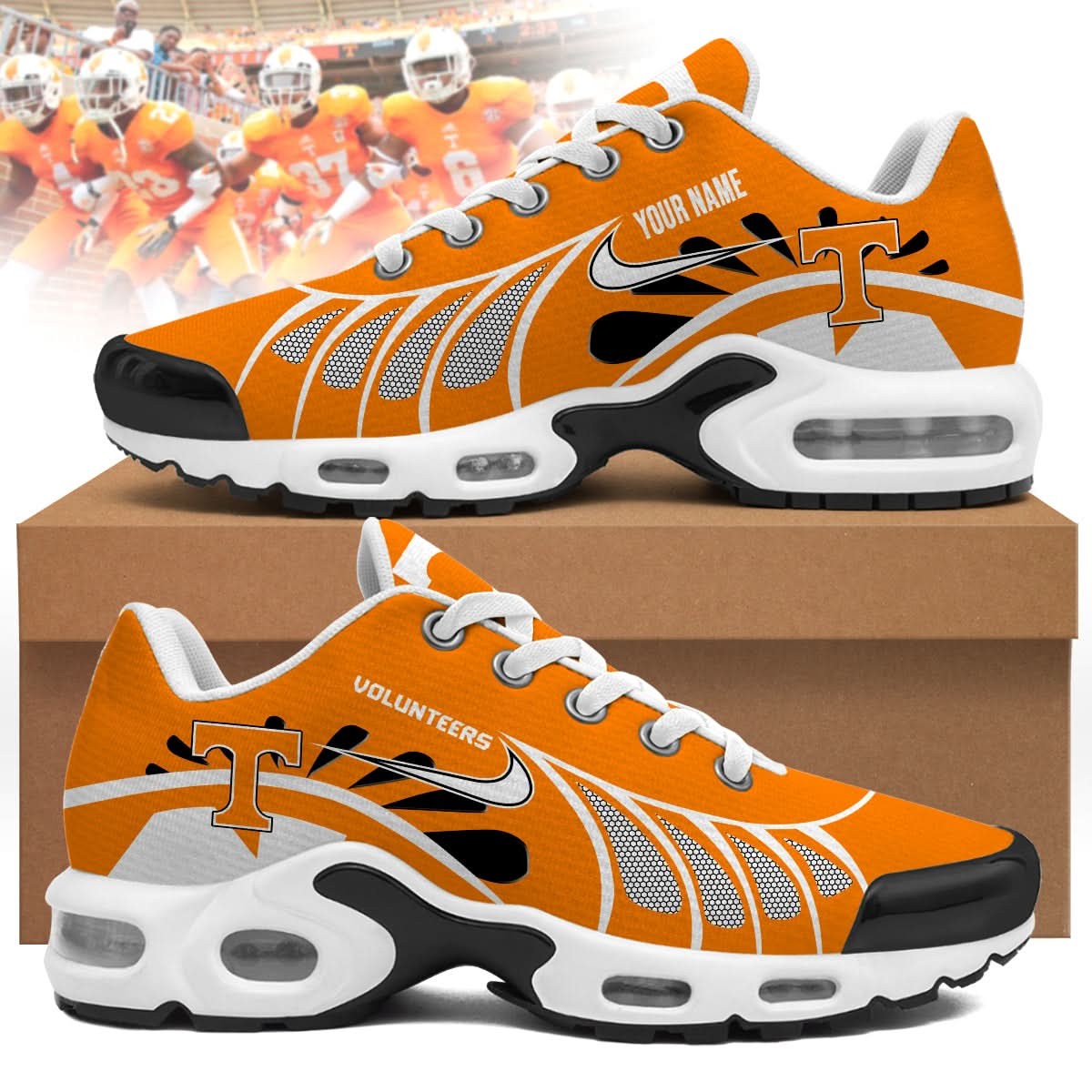 Tennessee Volunteers Personalized Air Max Shoes Image